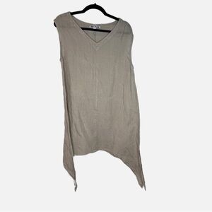 Becasa | Linen Laganlook Shark Bite Tank